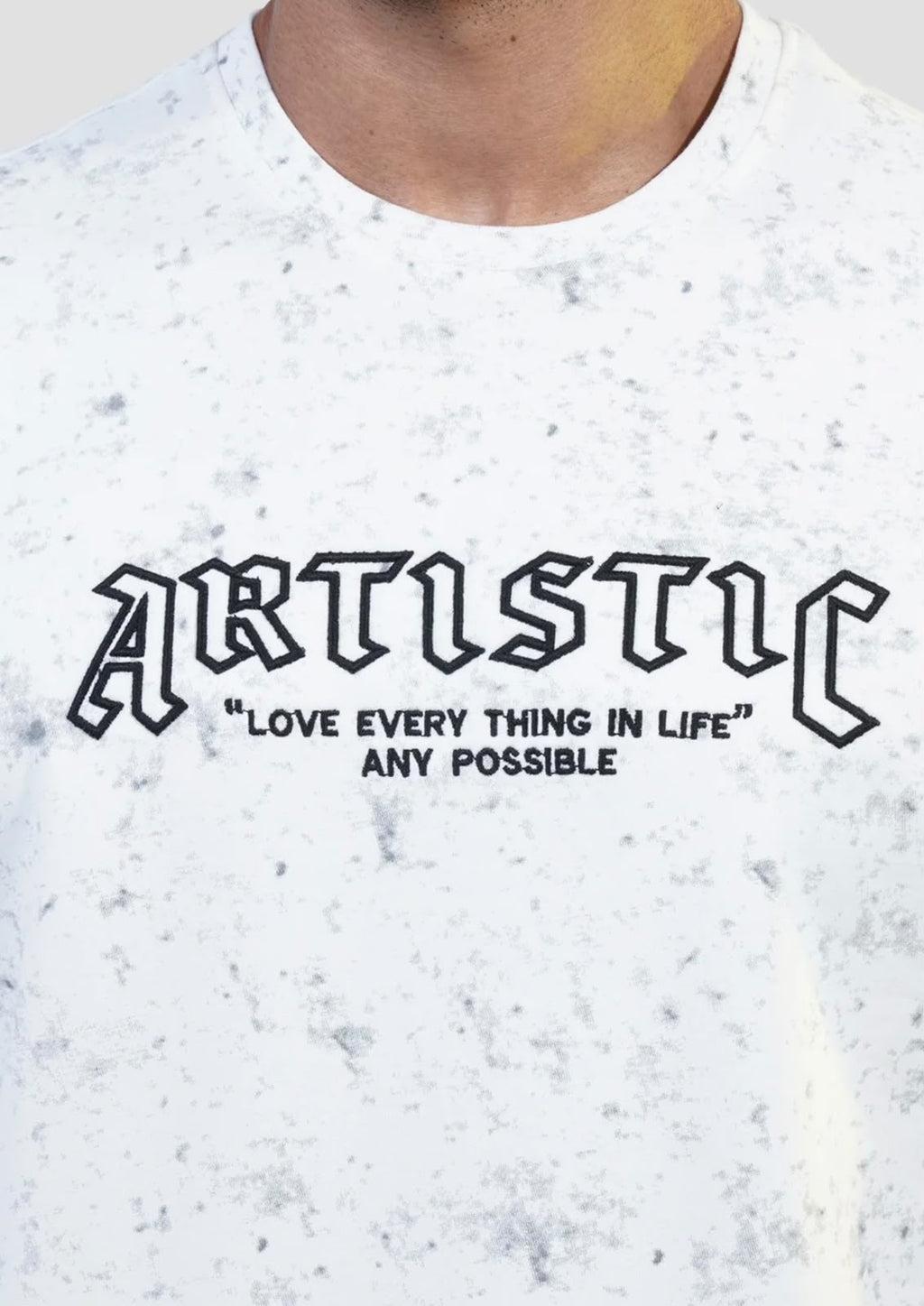 (تيشرت أسيد واش بطبعة "ARTISTIC" –)